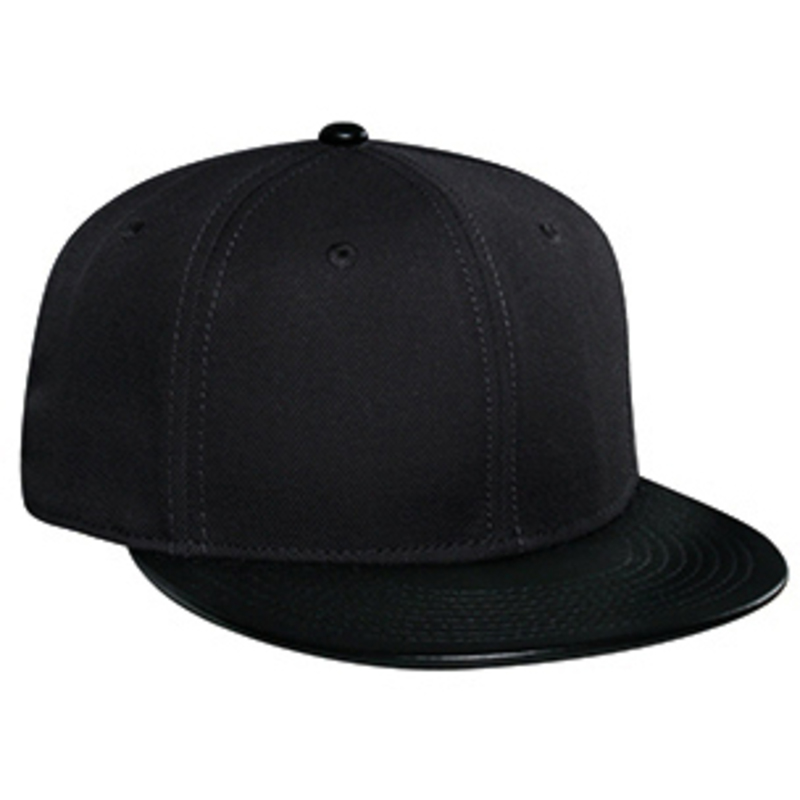 Otto Wool Blend Leather Flat Visor Pro Style Snapback Caps