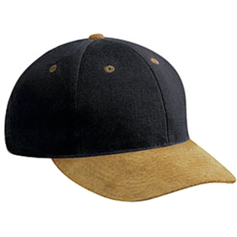 Otto Suede Visor Brushed Bull Denim Pro Style Caps