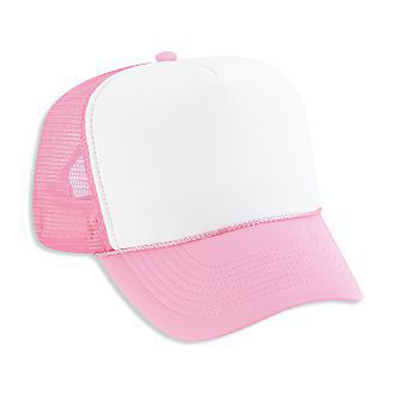  Polyester Foam Front High Crown Golf Style Mesh Back Caps
