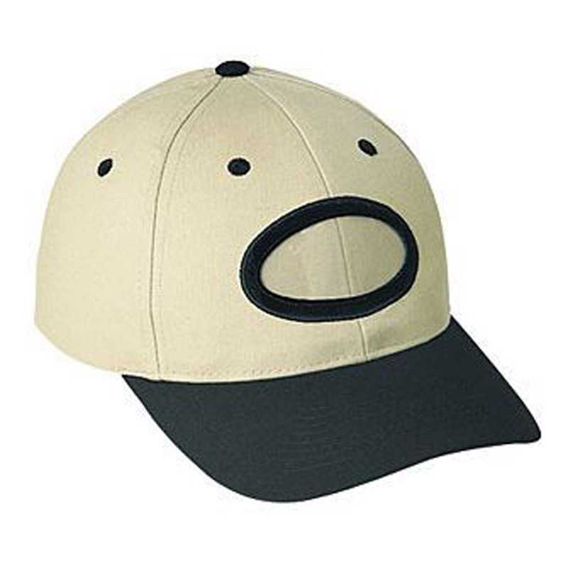 Otto Brushed Cotton Twill Non-Illuminated Frame Caps Classic Low Profile Style Caps Oval