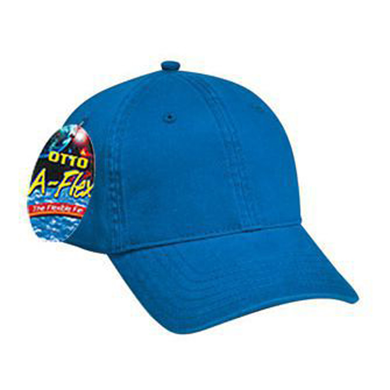 Garment Washed Stretchable Denim A-FLEX Six Panel Low Profile Baseball Cap Garment Washed Stretchable Denim A-FLEX Six Panel Low Profile Baseball Cap