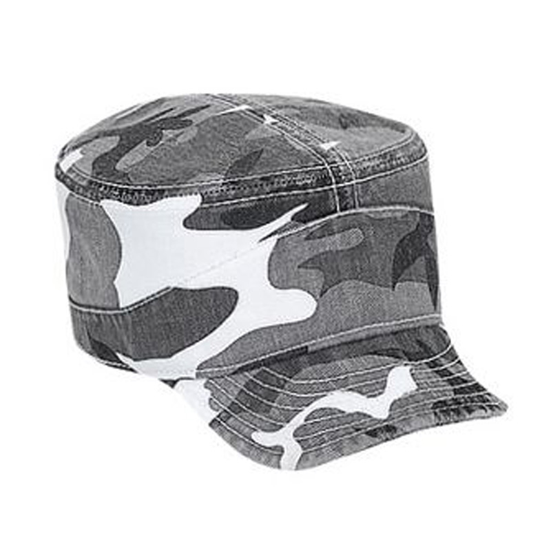 Otto Camouflage Superior Garment Washed Cotton Twill Flexible Soft Visor Military Style Caps