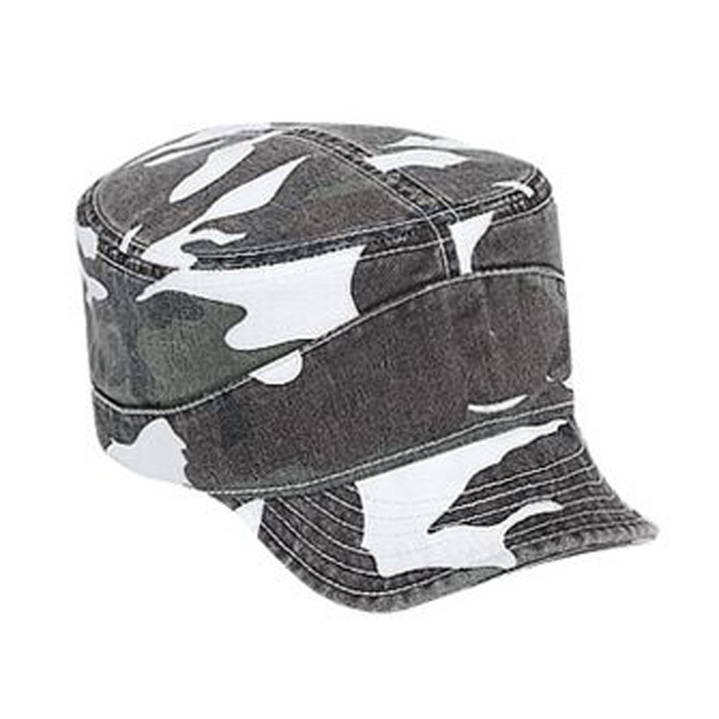 Otto Camouflage Superior Garment Washed Cotton Twill Flexible Soft Visor Military Style Caps