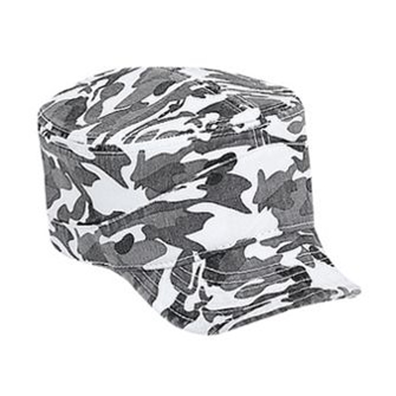 Otto Camouflage Superior Garment Washed Cotton Twill Flexible Soft Visor Military Style Caps