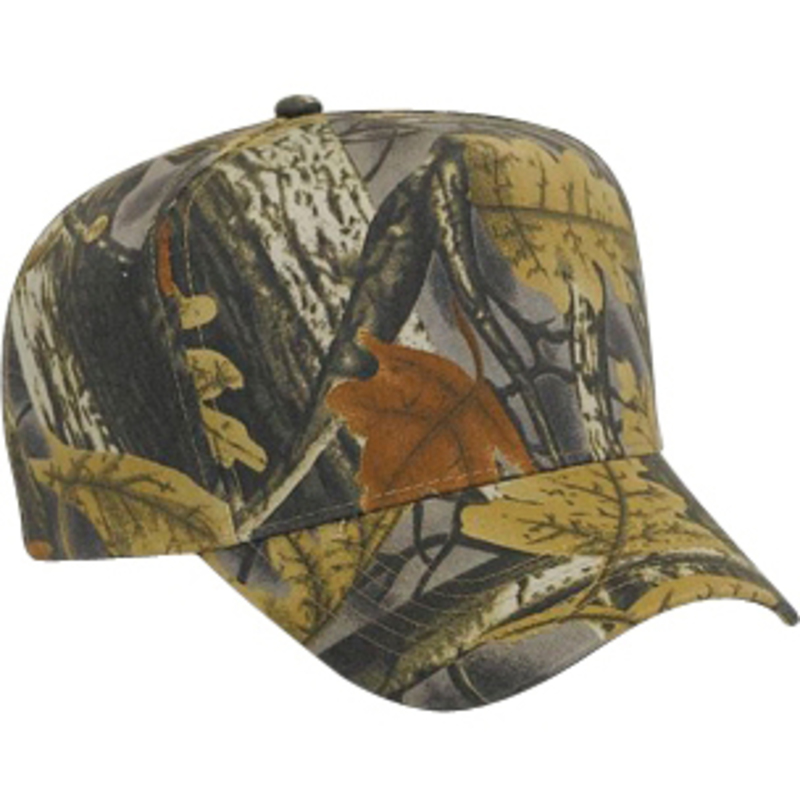 Otto Camouflage Brushed Cotton Twill Low Crown Golf Style Caps