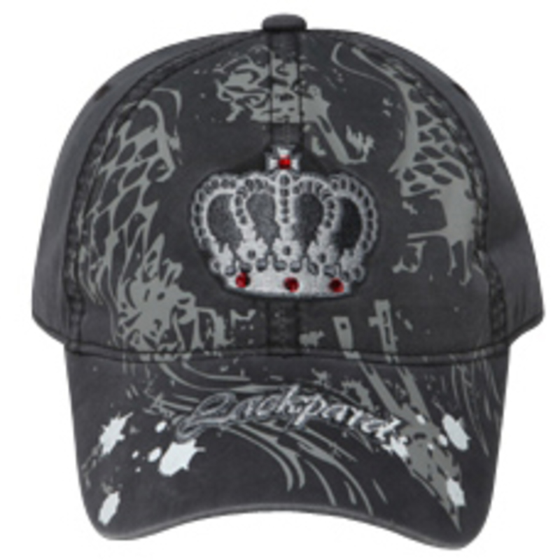 Otto Crown With Rhinestones On Printed Caps