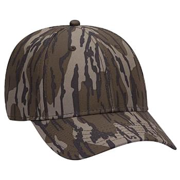 OTTO CAP Mossy Oak Camouflage Superior Polyester Twill 6 Panel Low Profile Baseball Cap