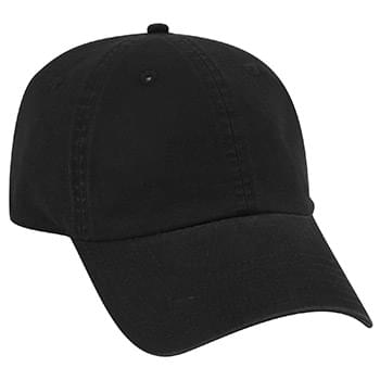 OTTO Garment Washed Lightweight Combed Cotton Twill Six Panel Low Profile Dad Hat