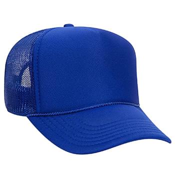 Otto Polyester Foam Front Five Panel Pro Style Mesh Back Caps