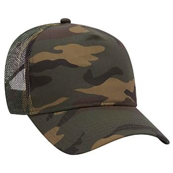 Otto Camouflage Cotton Twill Low Crown Golf Style Mesh Back Caps