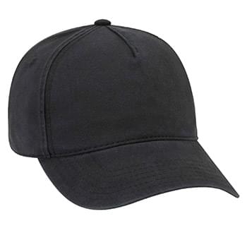 Otto Ultra Soft Superior Garment Washed Brushed Cotton Twill Five Panel Low Profile Style Caps