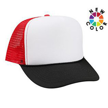 Polyester Foam Front High Crown Golf Style Mesh Back Caps